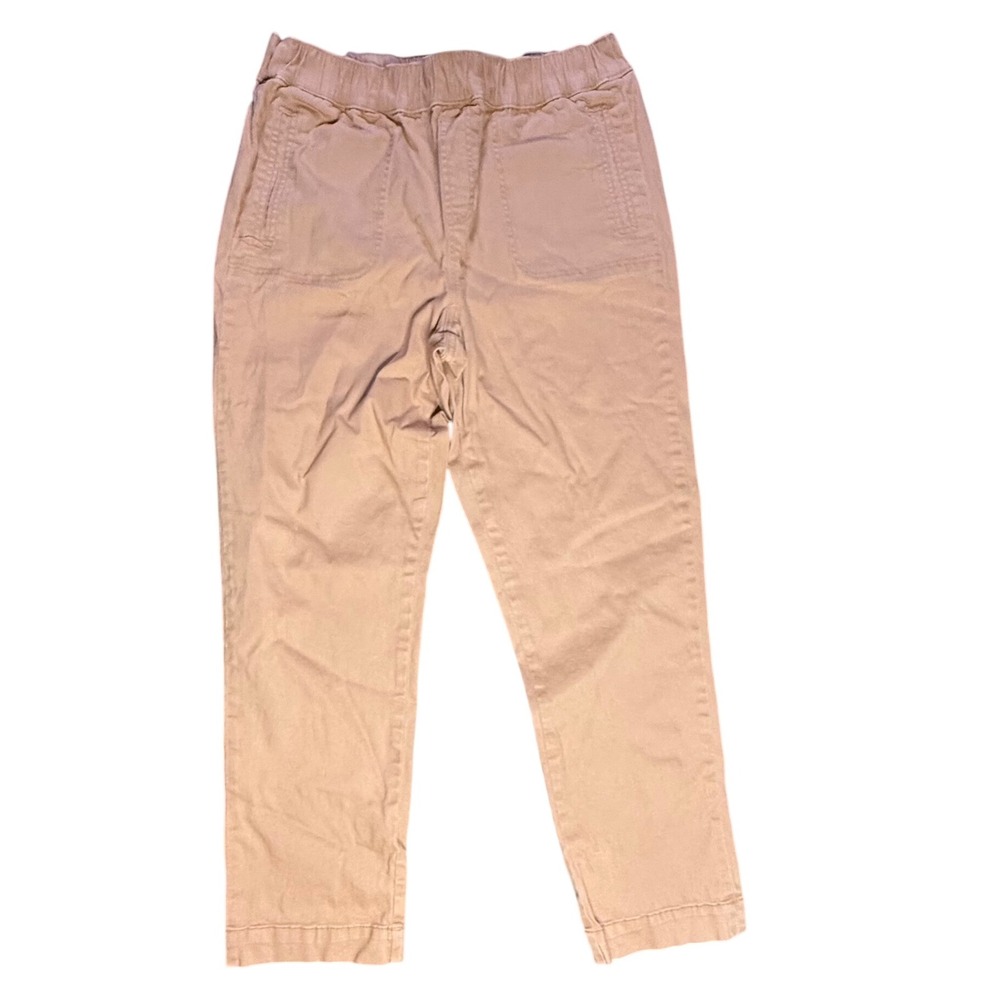 Cato Pants Women's Large Pull On Elastic Waist Casual Khaki‎